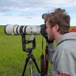 Max Goldberg in the field