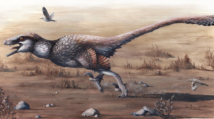 Deinonychus Family – Emily Willoughby Art