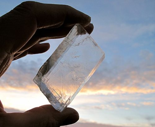 Carbon Capture: Photo of transparent calcite courtesy of ArniEin via Wikipedia