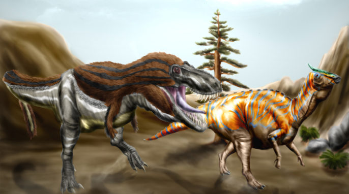 Which Dinosaur Gave Rise to Tyrannosaurus Rex?