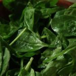 Spinach, iron, and fiber