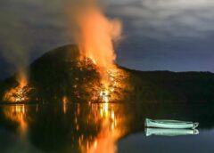 Bush Fires across Woy Woy Bay in New South Wales, Australia, Photo by Martin Snicer (CC BY-ND 2.0)