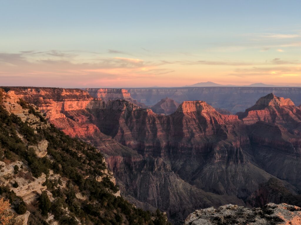 The Grand Canyon, AZ. The top from the North rim, photo by Alyssa Abbey in October 2017