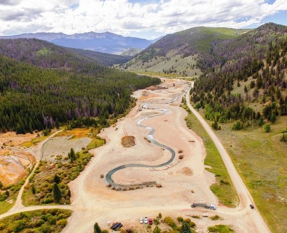 the Swan River restoration project in Summit County CO (http://www.co.summit.co.us/Blog.aspx?CID=5), which is working to reestablish a natural, healthy, and vibrant ecological system in the mountains, which used to be an old mining area.
