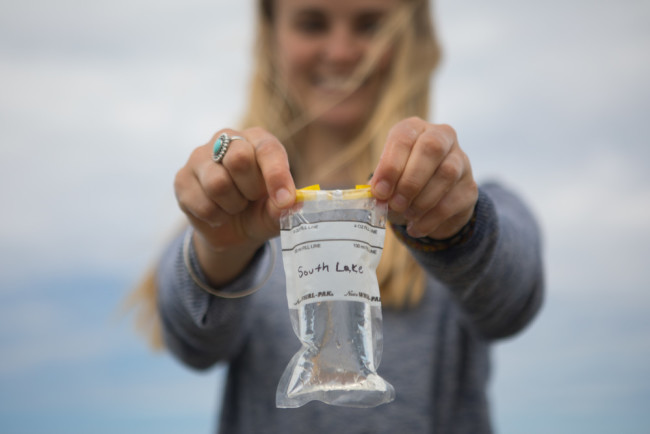 Citizen scientists work with the Blue Water Task Force to collect water samples all along U.S. coasts. Those results are shared with the public, so people know if their local water is safe. (Credit: Surfrider)