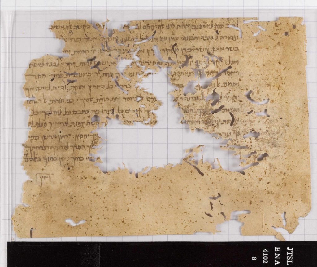 Egyptian scroll. Image credit: Scribes of the Cairo Geniza 